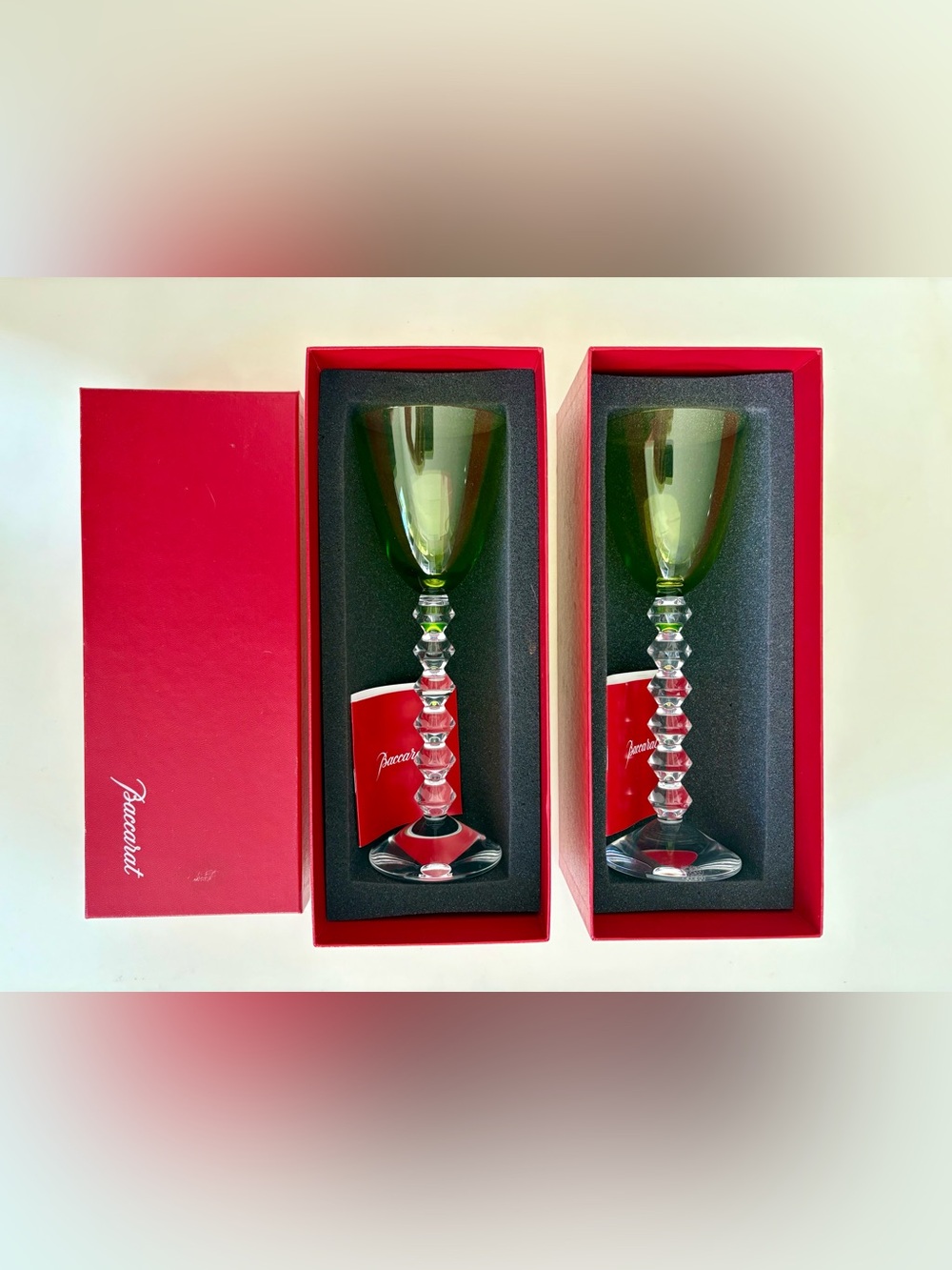 Baccarat Vega Olive Wine Glass